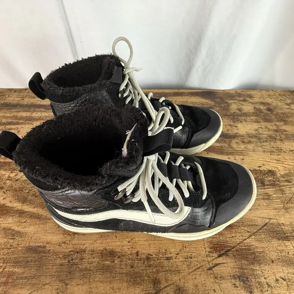 VANS UltraRange Exo Hi MTE,‎ Crocodile Skin-Black, style# VN0A4UWJ2WH, M 5.5 W 7
